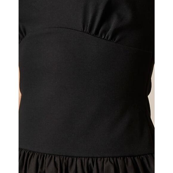 J Crew Bubble Hem Mixty Dress XS Black NWT CI886 J.Crew Resort Travel Cruise - Picture 3 of 5